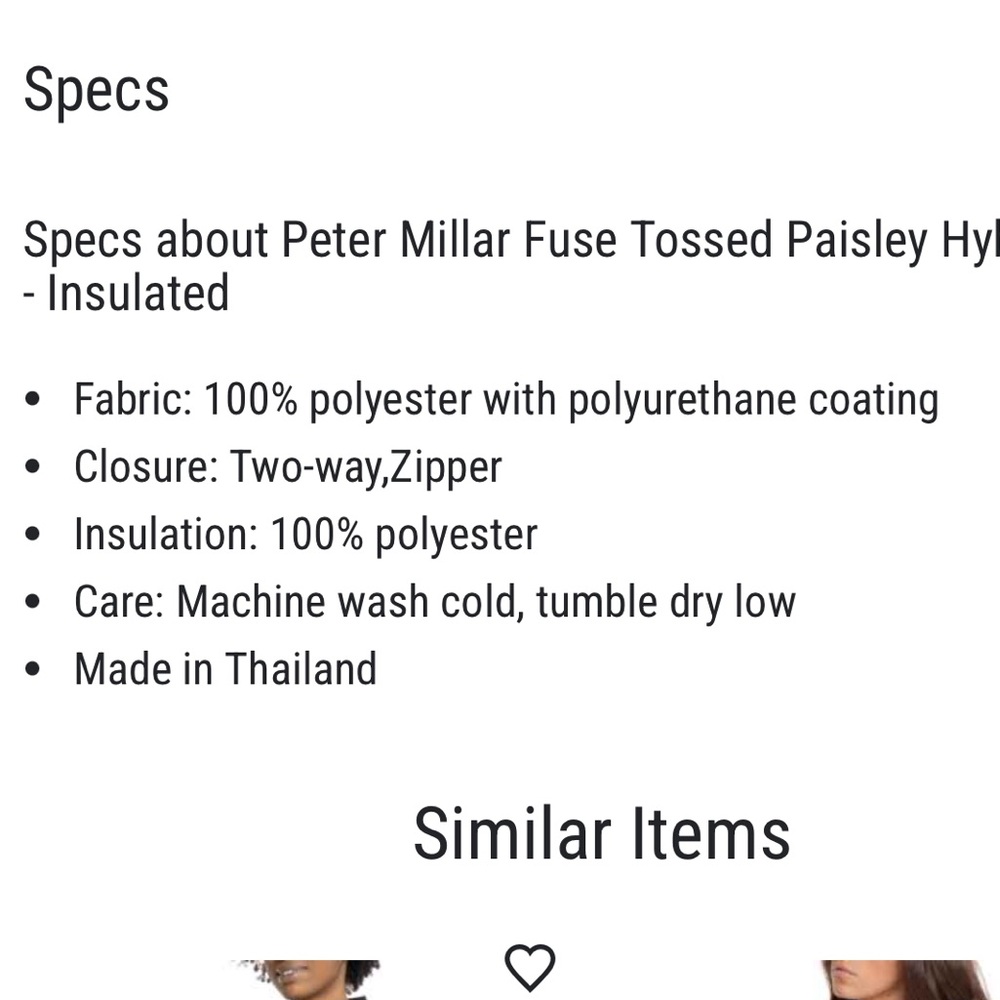 NWT women’s Peter Millar Paisley Hybrid Vest Sz M $225 - Picture 4 of 5